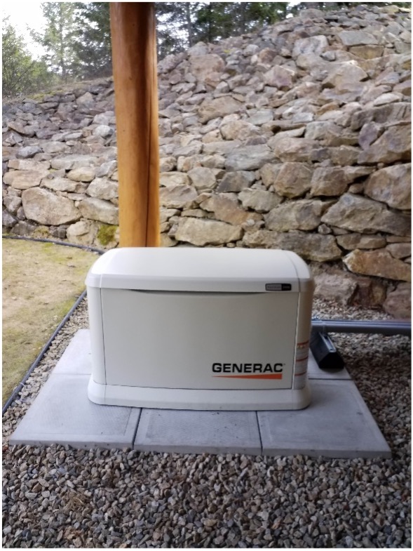 Generac Generator under deck